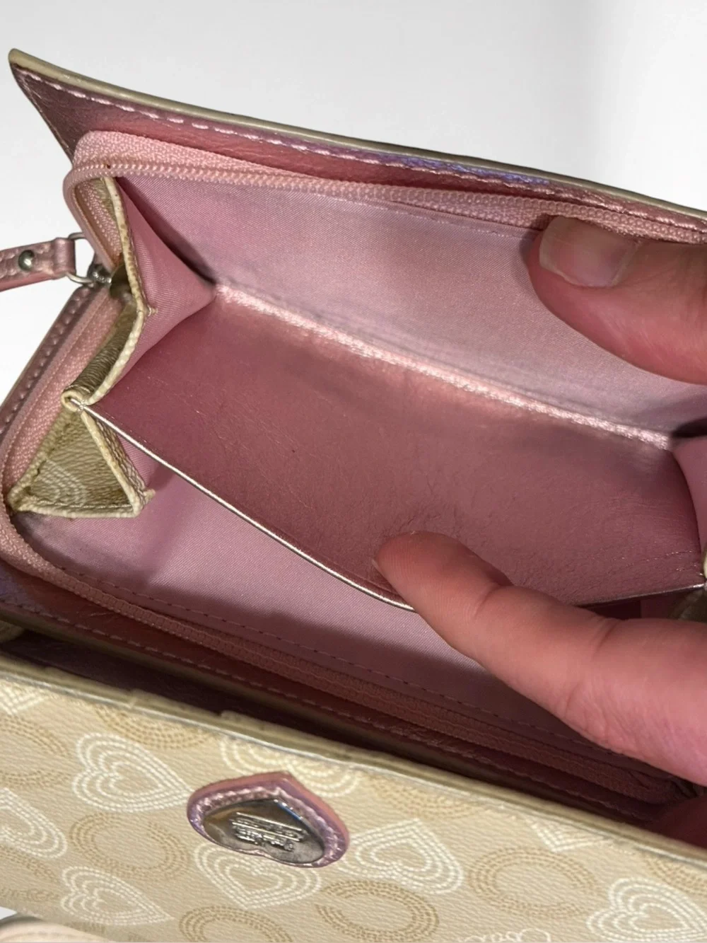 Coach signature trifold